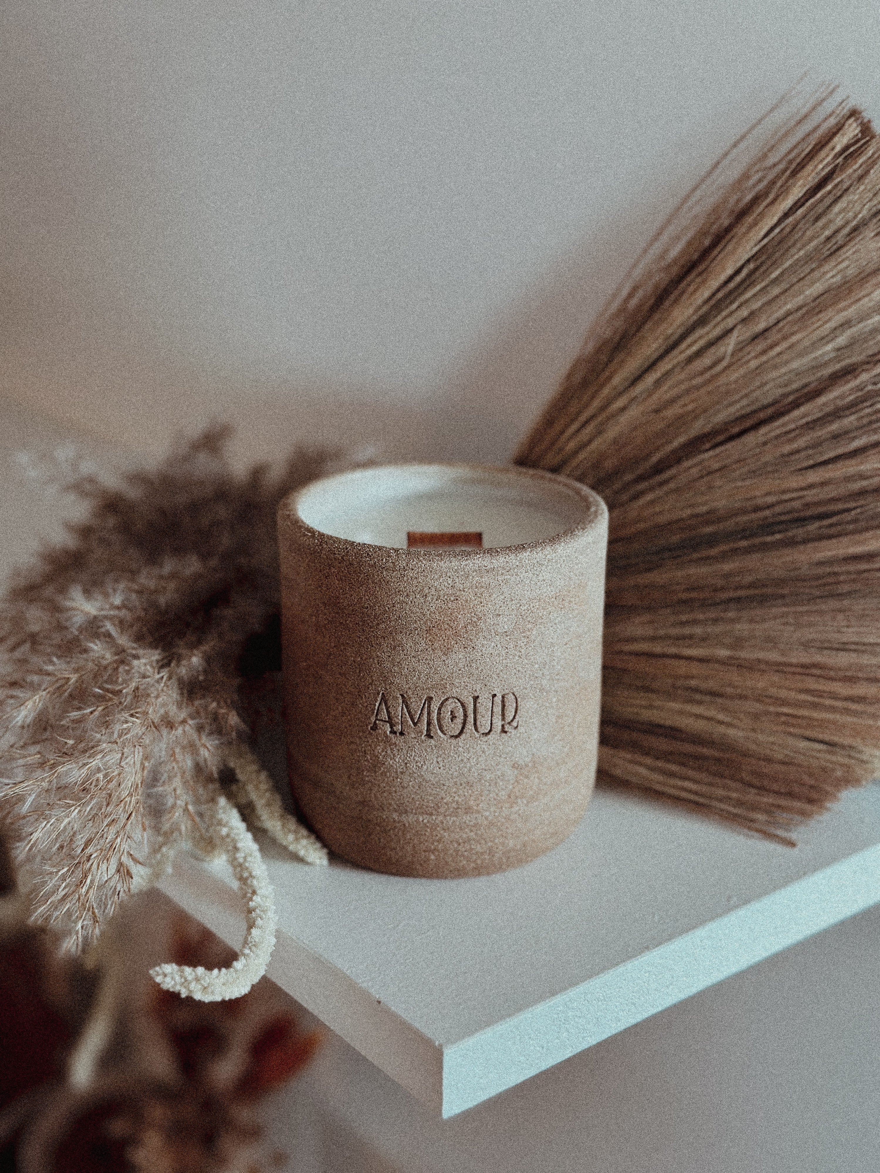 Mes "Amour" de bougies !