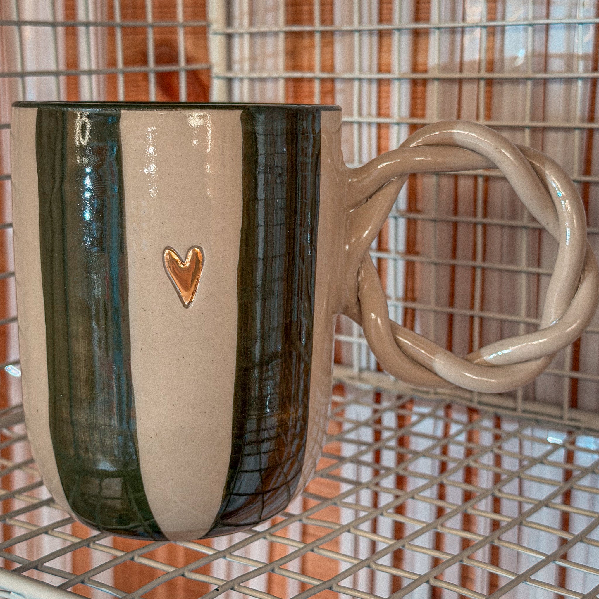 Mug « Manon XL cœur or »