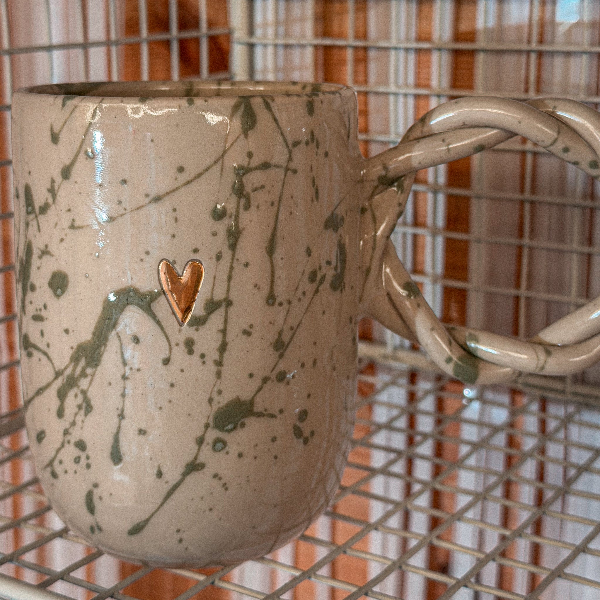 Mug « Manon XL cœur or »