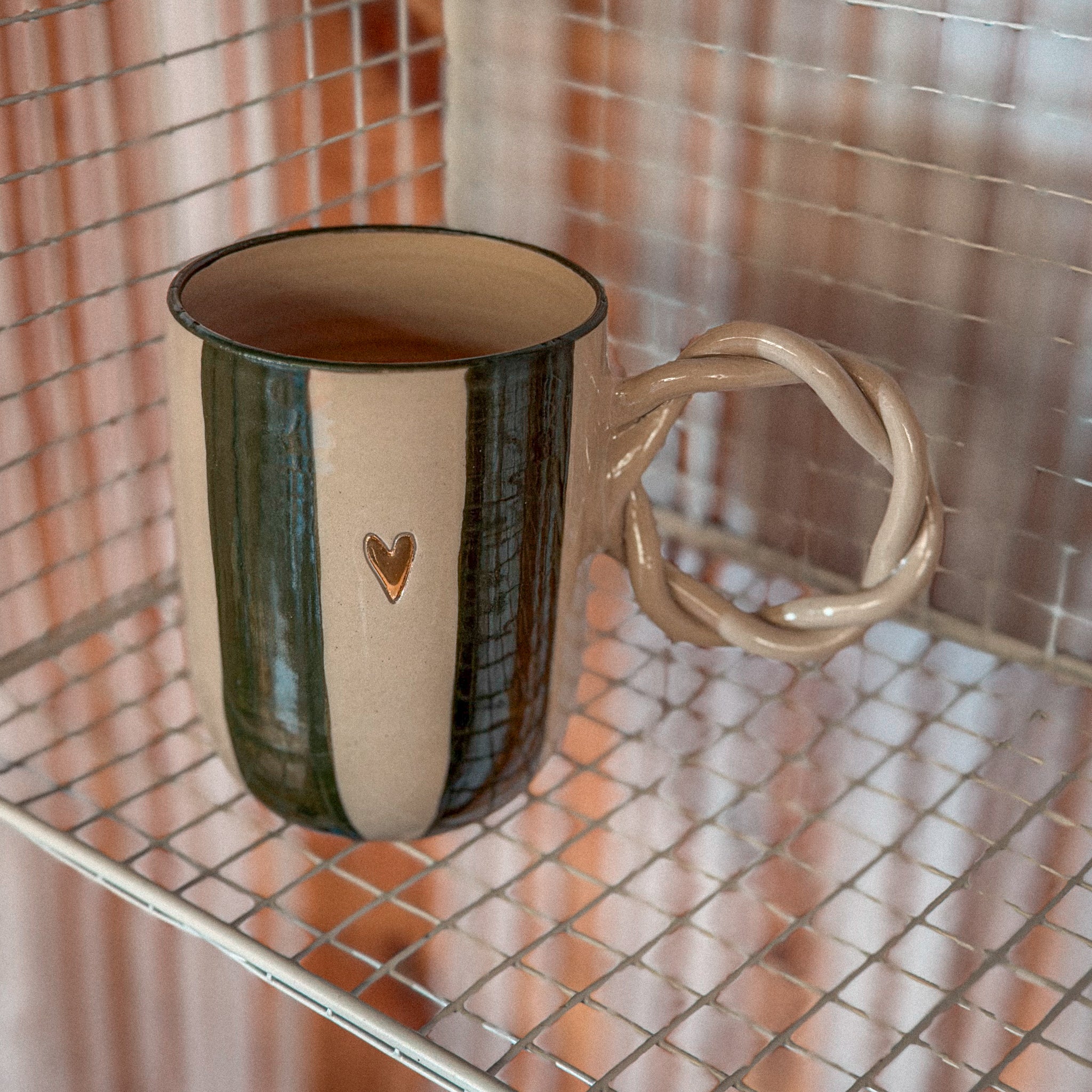 Mug « Manon XL cœur or »