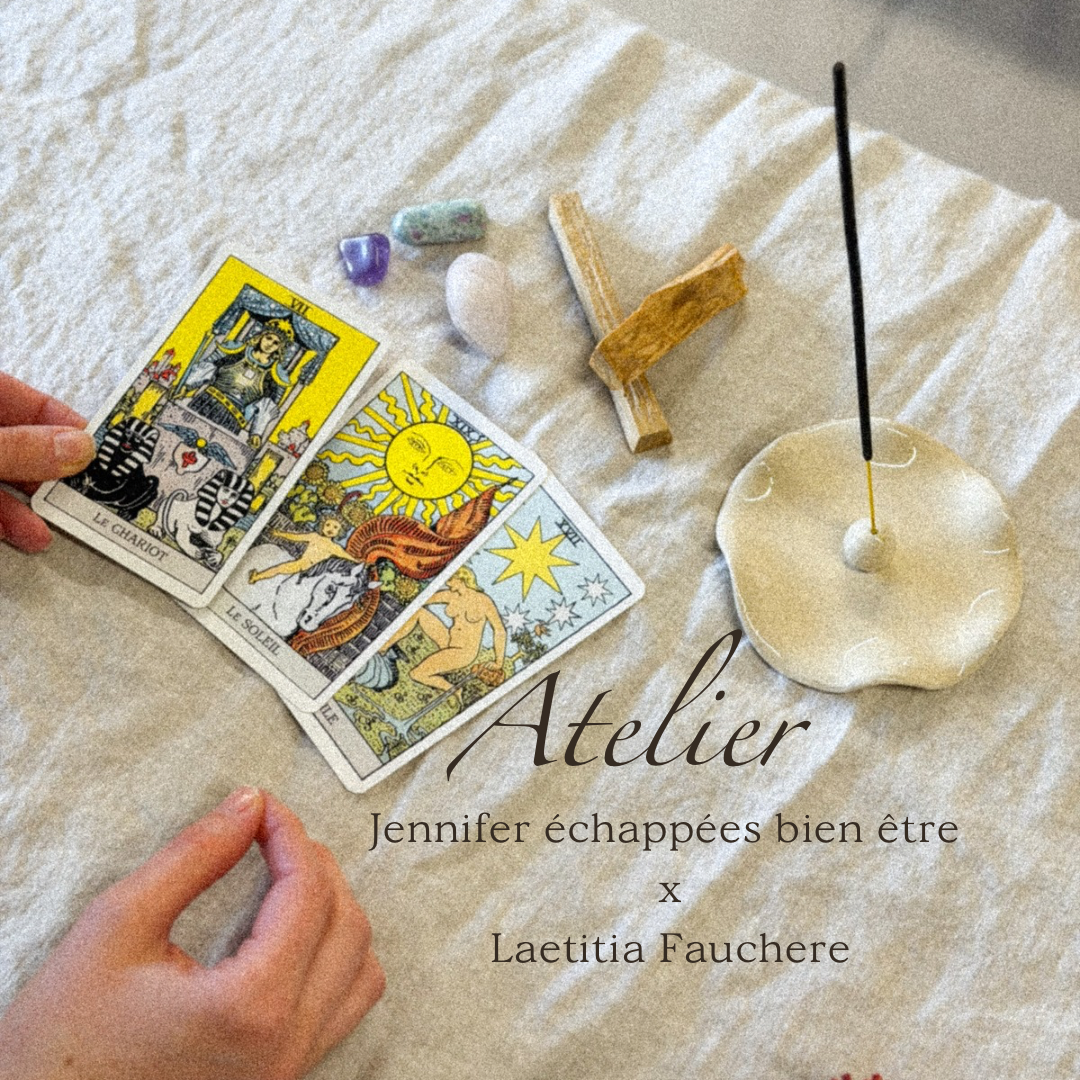 Atelier vendredi 24 avril : poterie / tirage de tarot de Marseille, méditation….