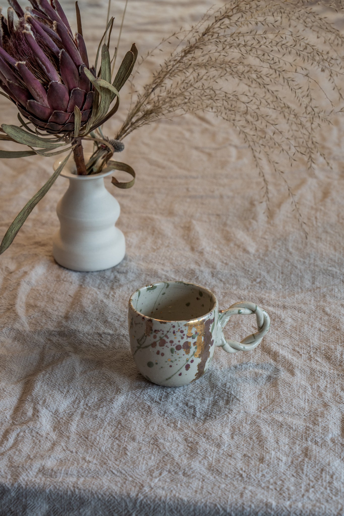 Tasse expresso « Manon » prune