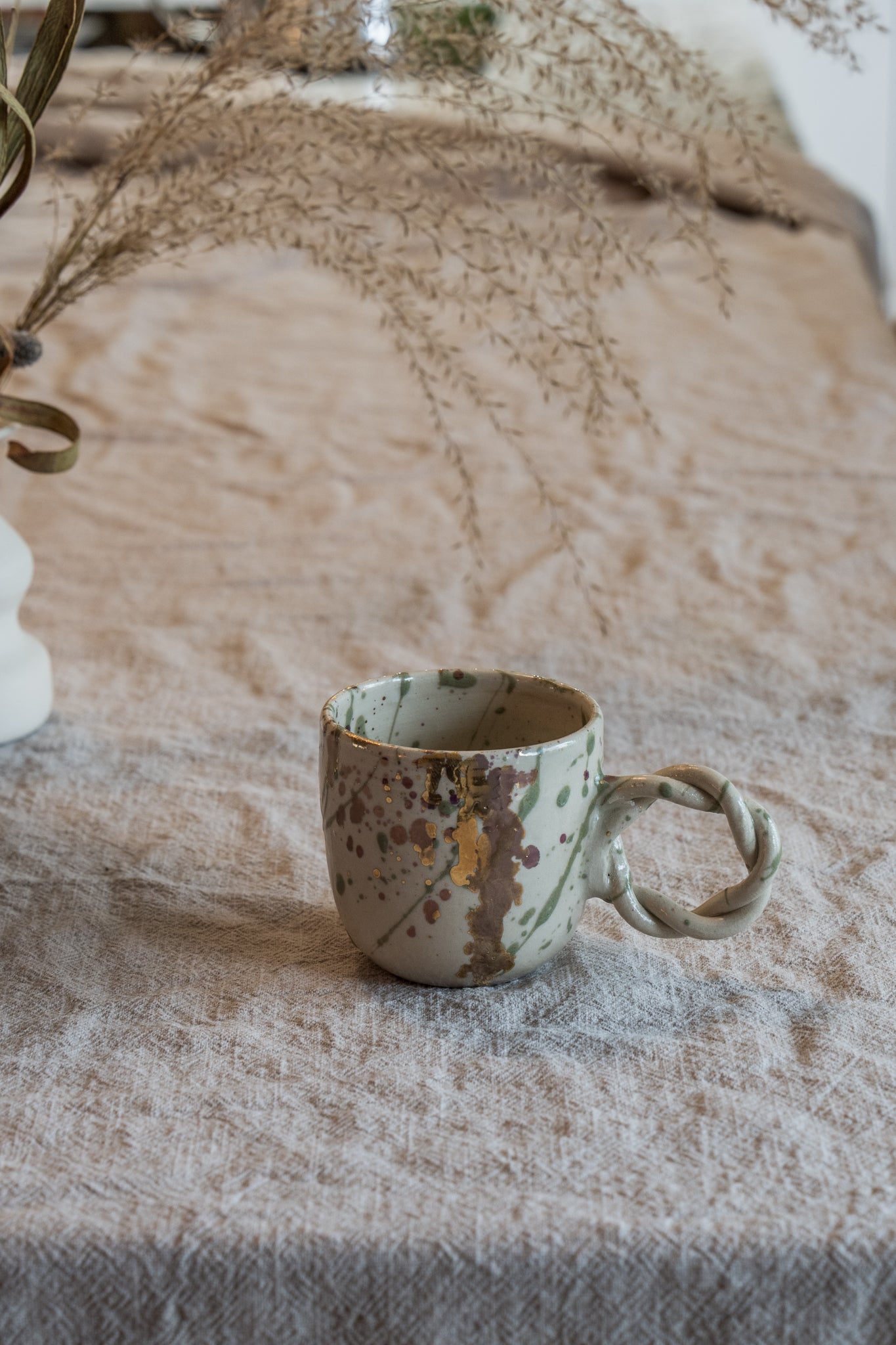 Tasse expresso « Manon » prune