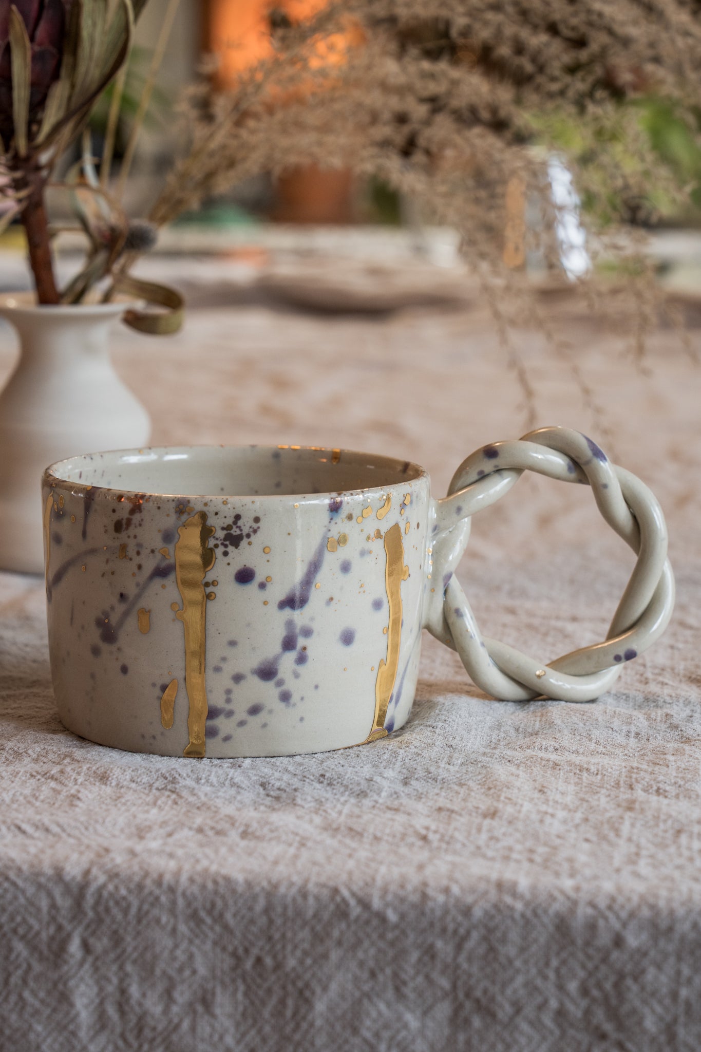 MUG Splash prune, dorée et rosée ( Edition limitée )