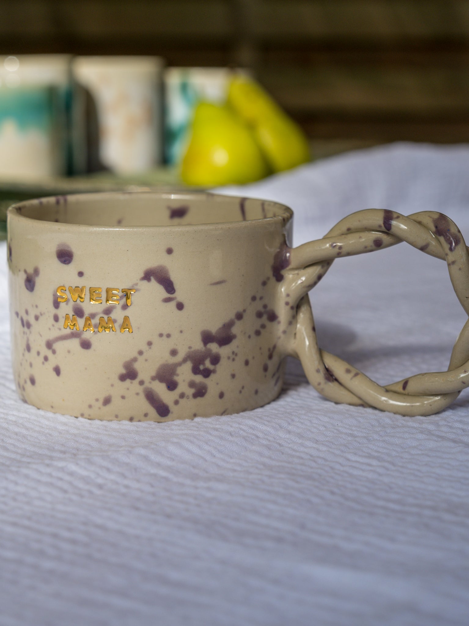 SEXY MAMA MUG pink striped (Limited edition)
