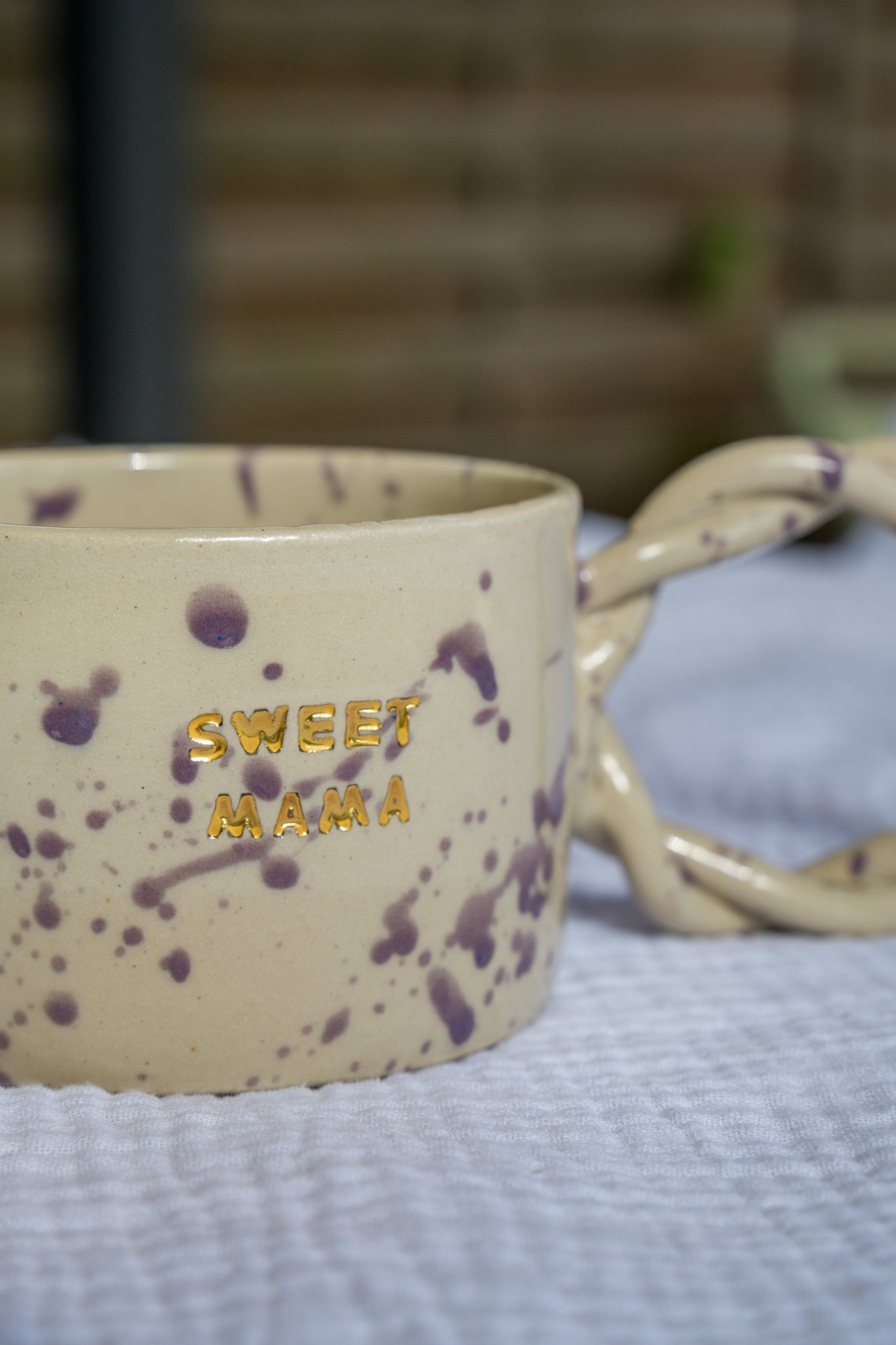 SEXY MAMA MUG pink striped (Limited edition)
