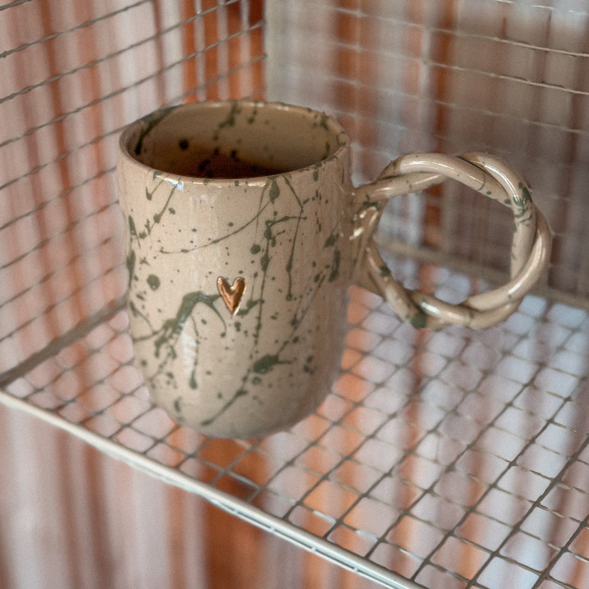 Mug « Manon XL cœur or »