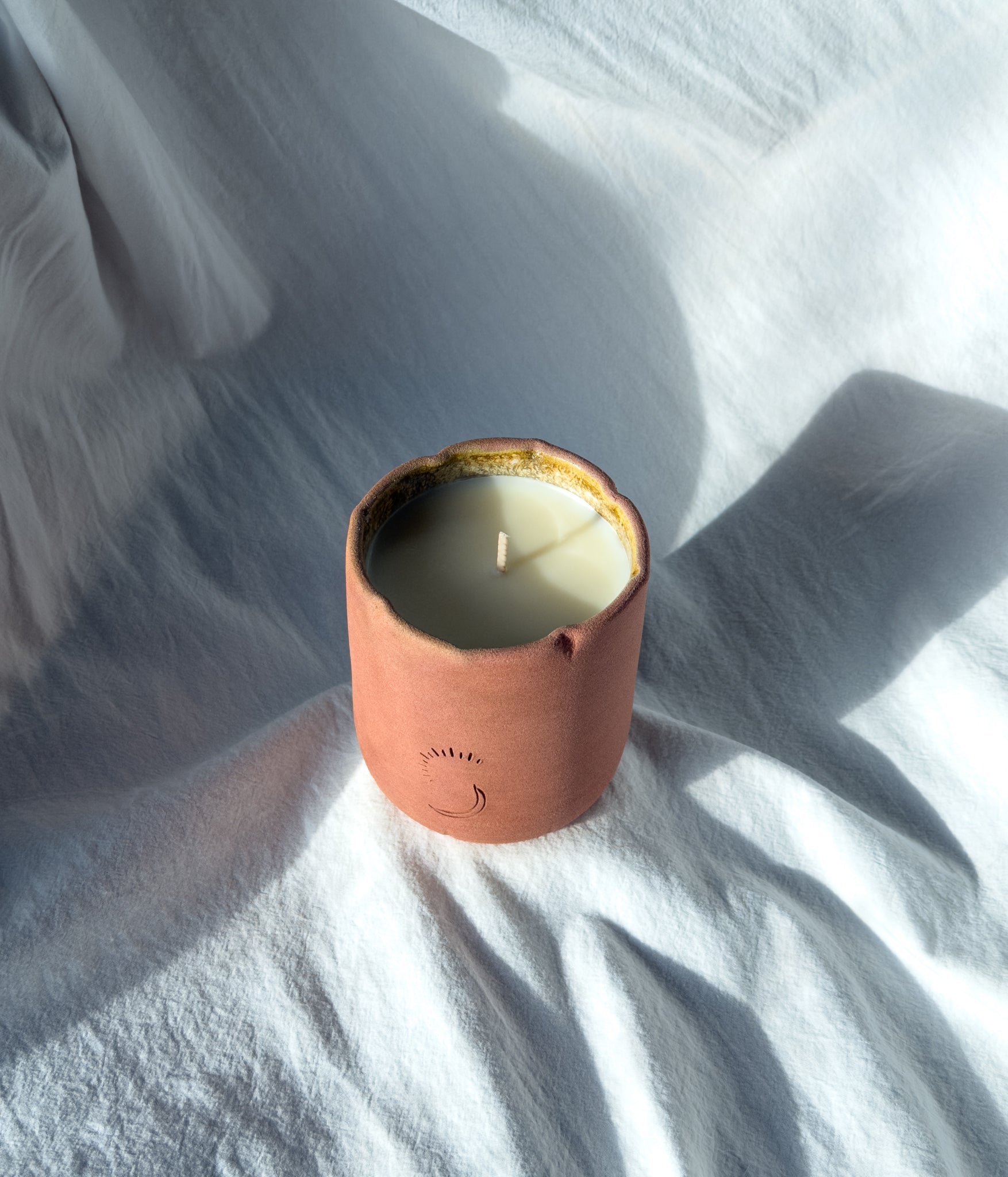 Bougie « salutation À la 🌓 et au 🌞 » Ambre orientale