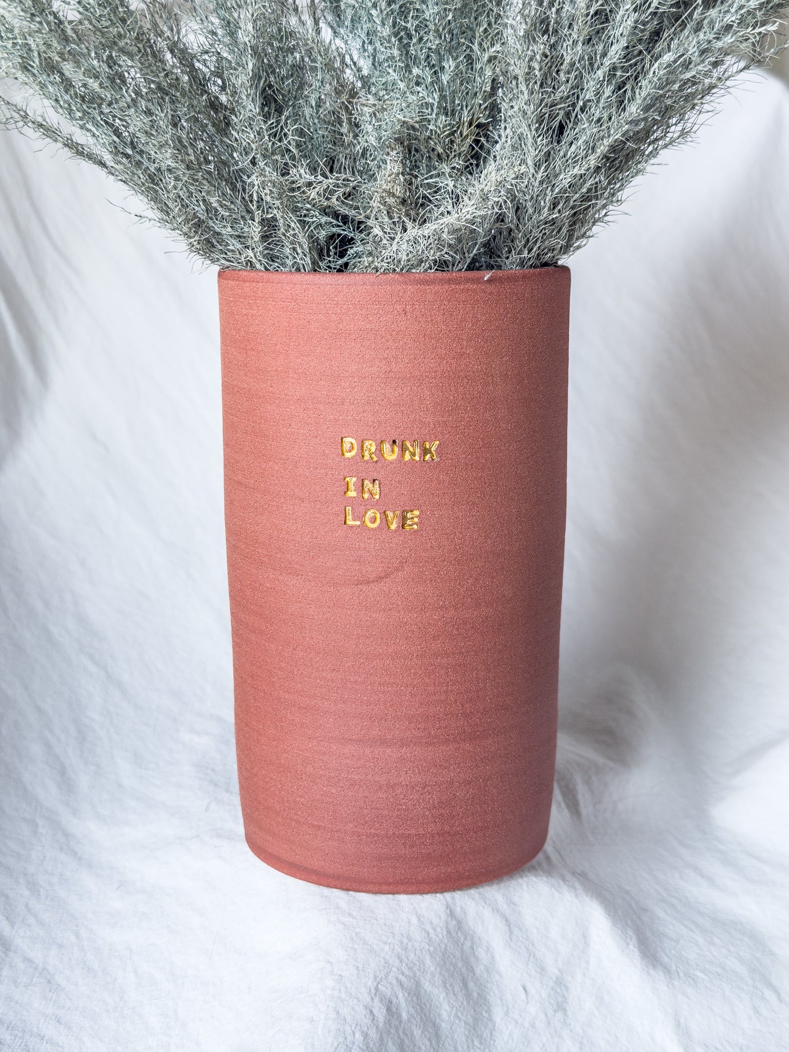 Vase DRUNK IN LOVE - GRÈS ROUGE TERRACOTTA