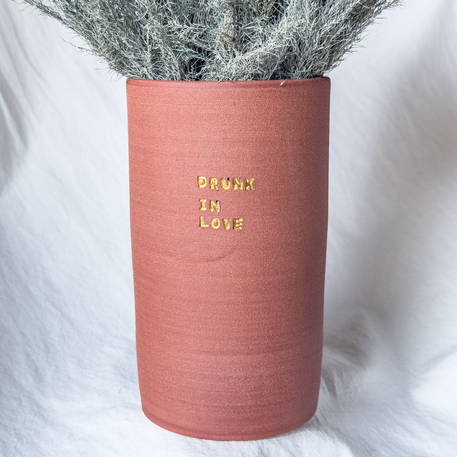 Vase DRUNK IN LOVE - GRÈS ROUGE TERRACOTTA