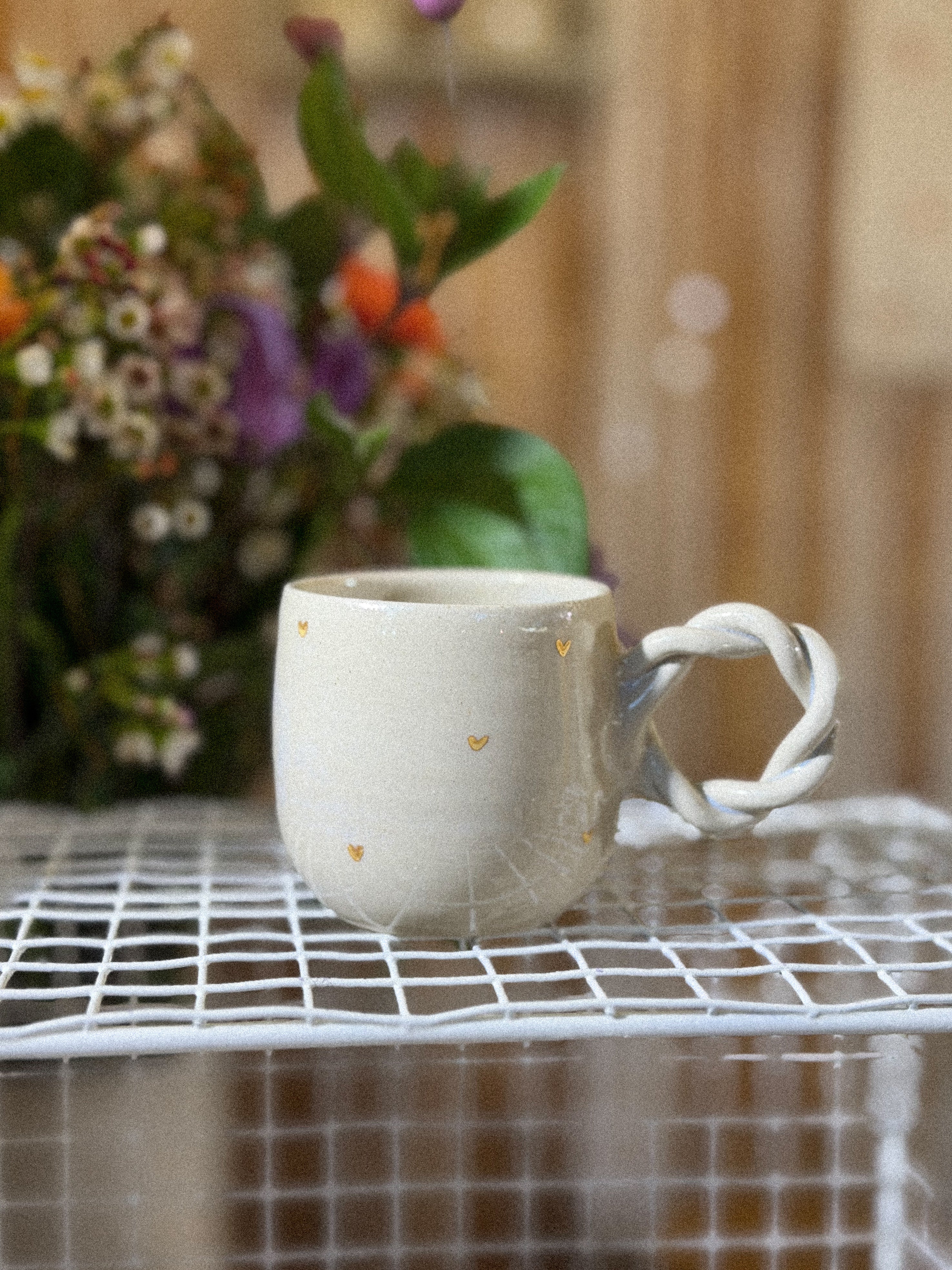 Tasse espresso « Manon » petits coeurs