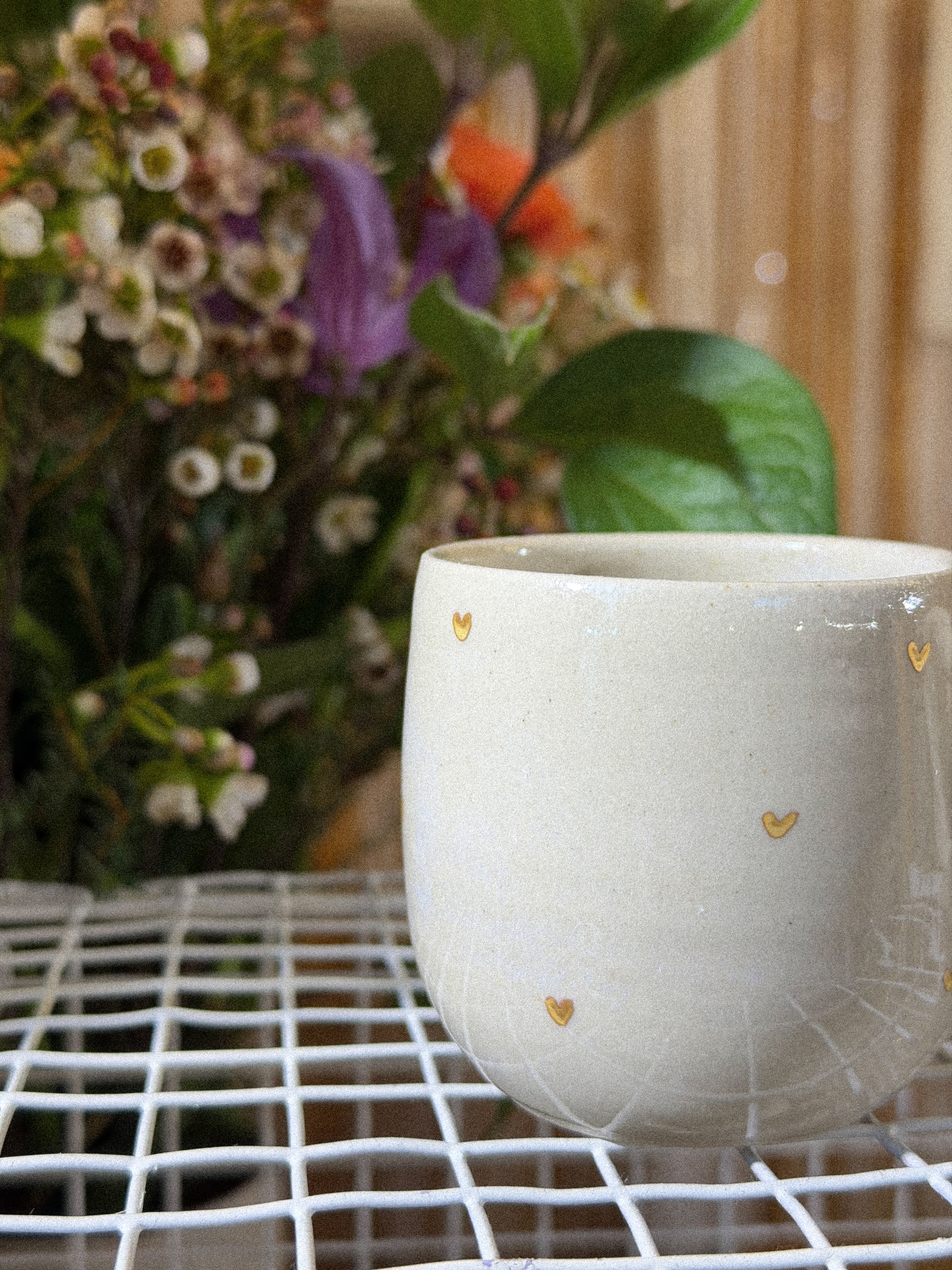 Tasse espresso « Manon » petits coeurs