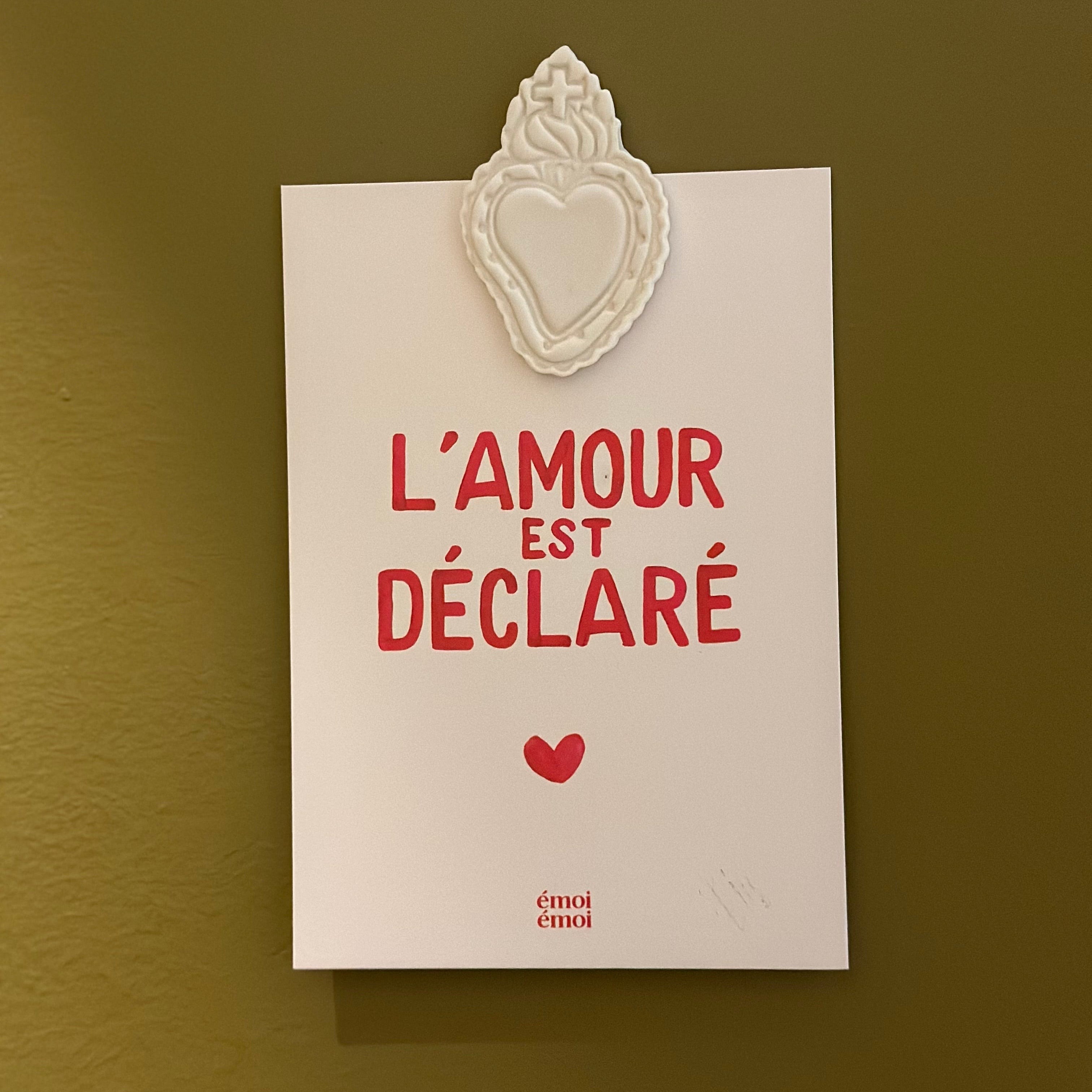 Medaillon mural aimanté « ex-voto »