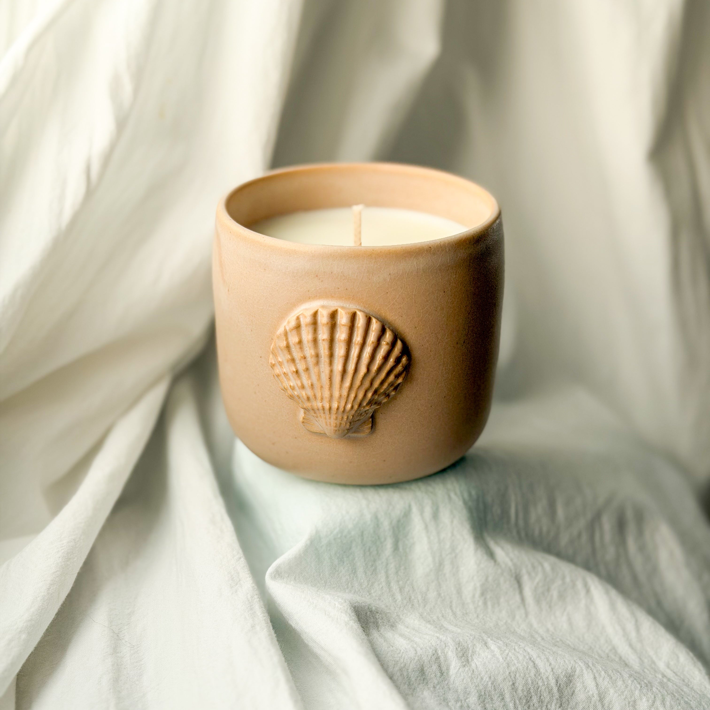 Bougie « coquillage » senteur coco & papaye