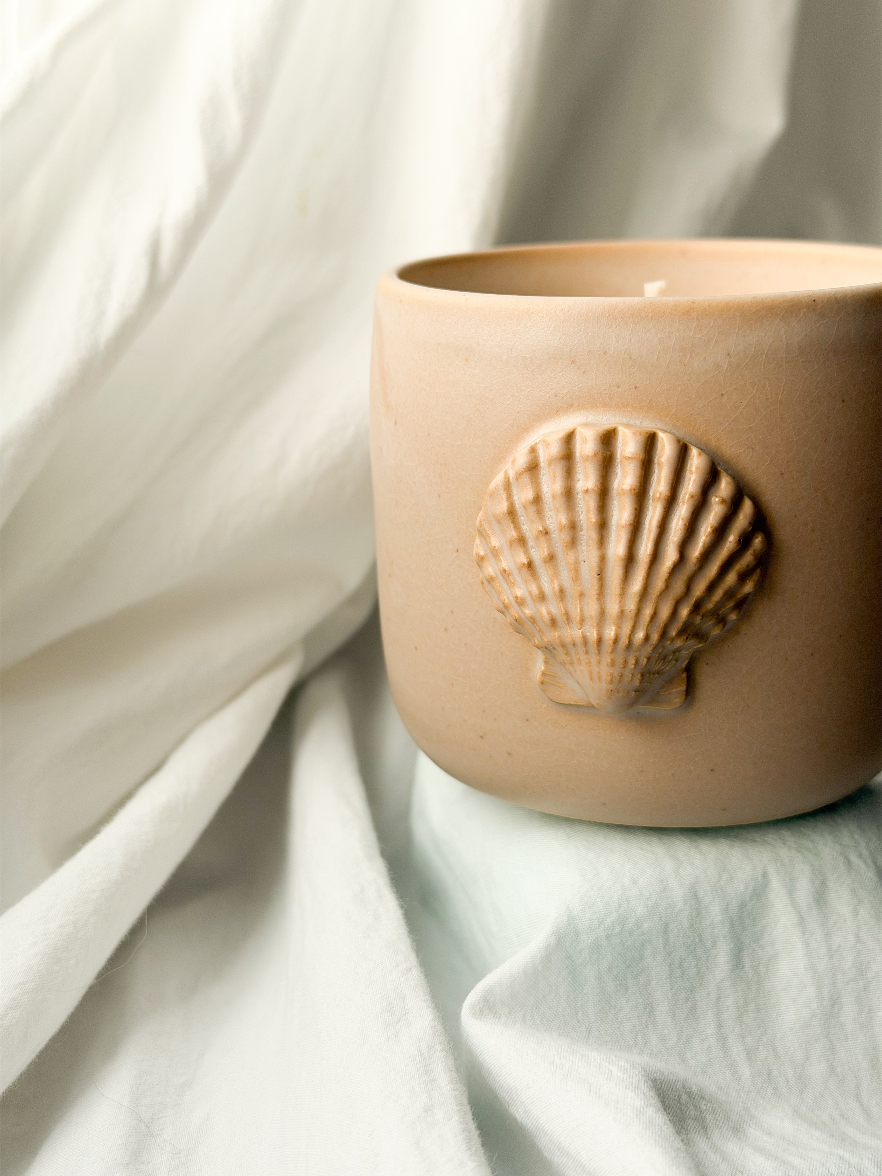 Bougie « coquillage » senteur coco & papaye