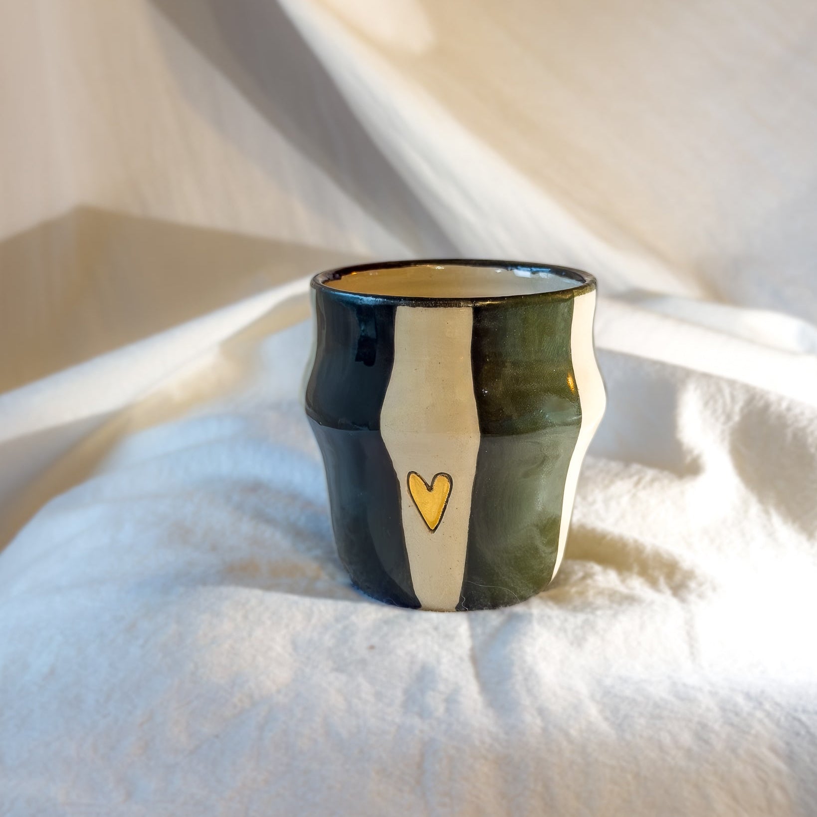 Tasse expresso « Brigitte » 💚🩵