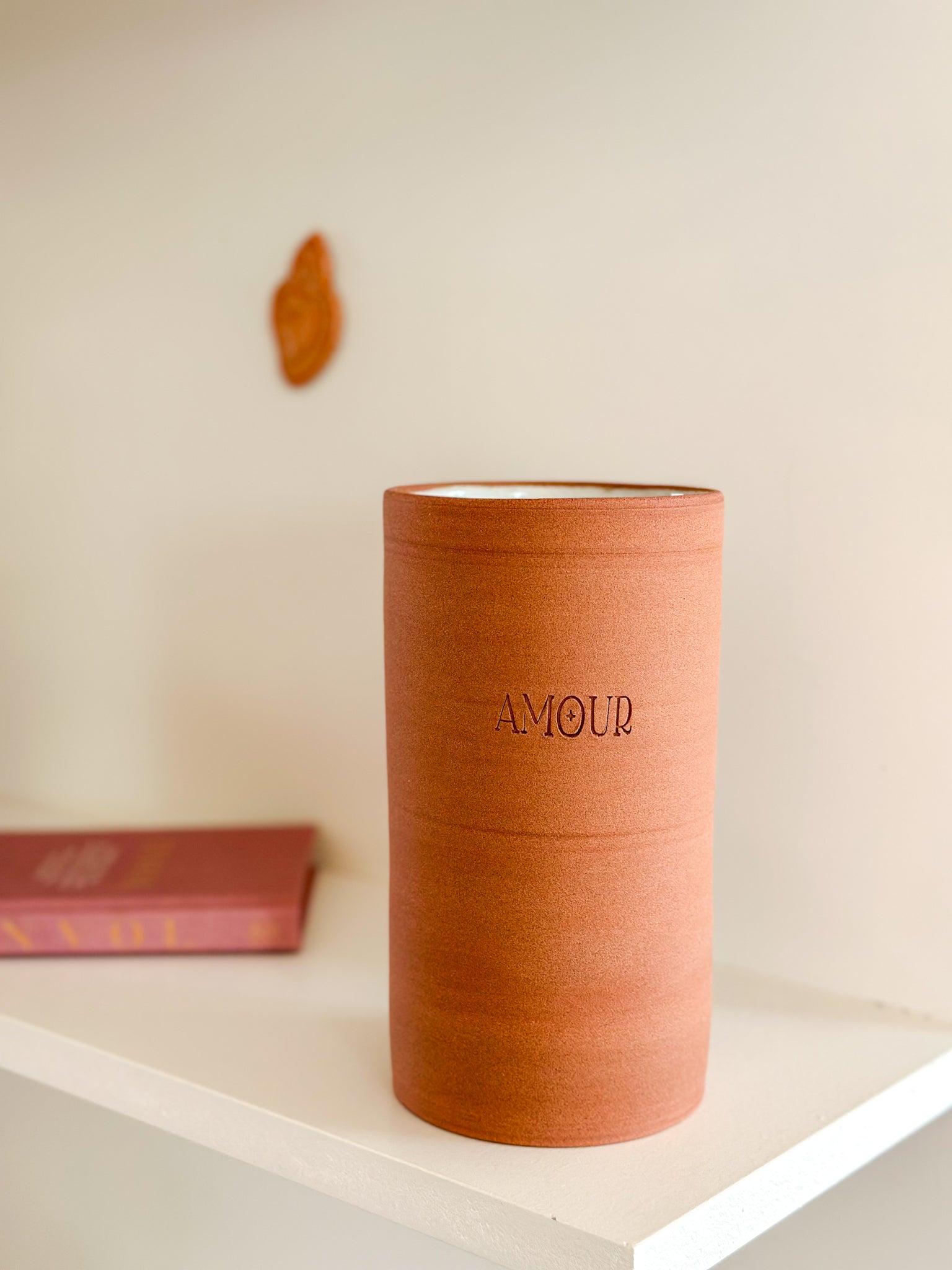 Vase « Amour » - GRÈS ROUGE TERRACOTTA