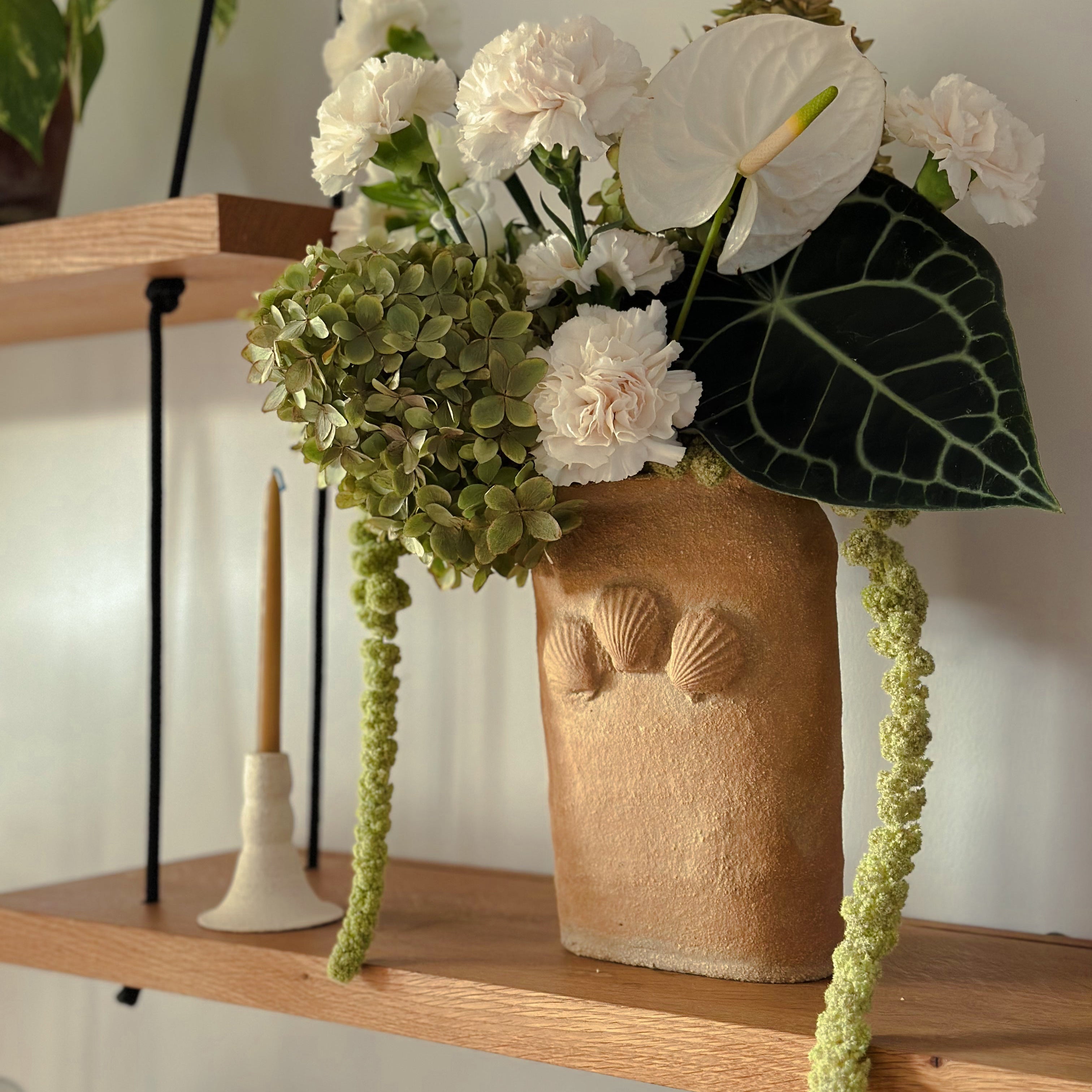 Vase coquillage - pièce unique