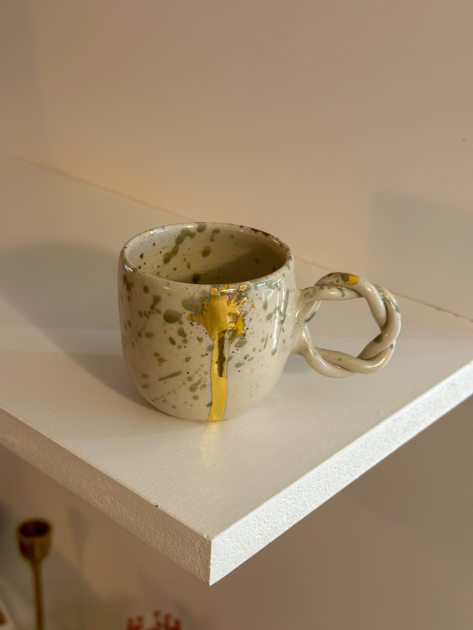Tasse expresso « Manon » vert amande