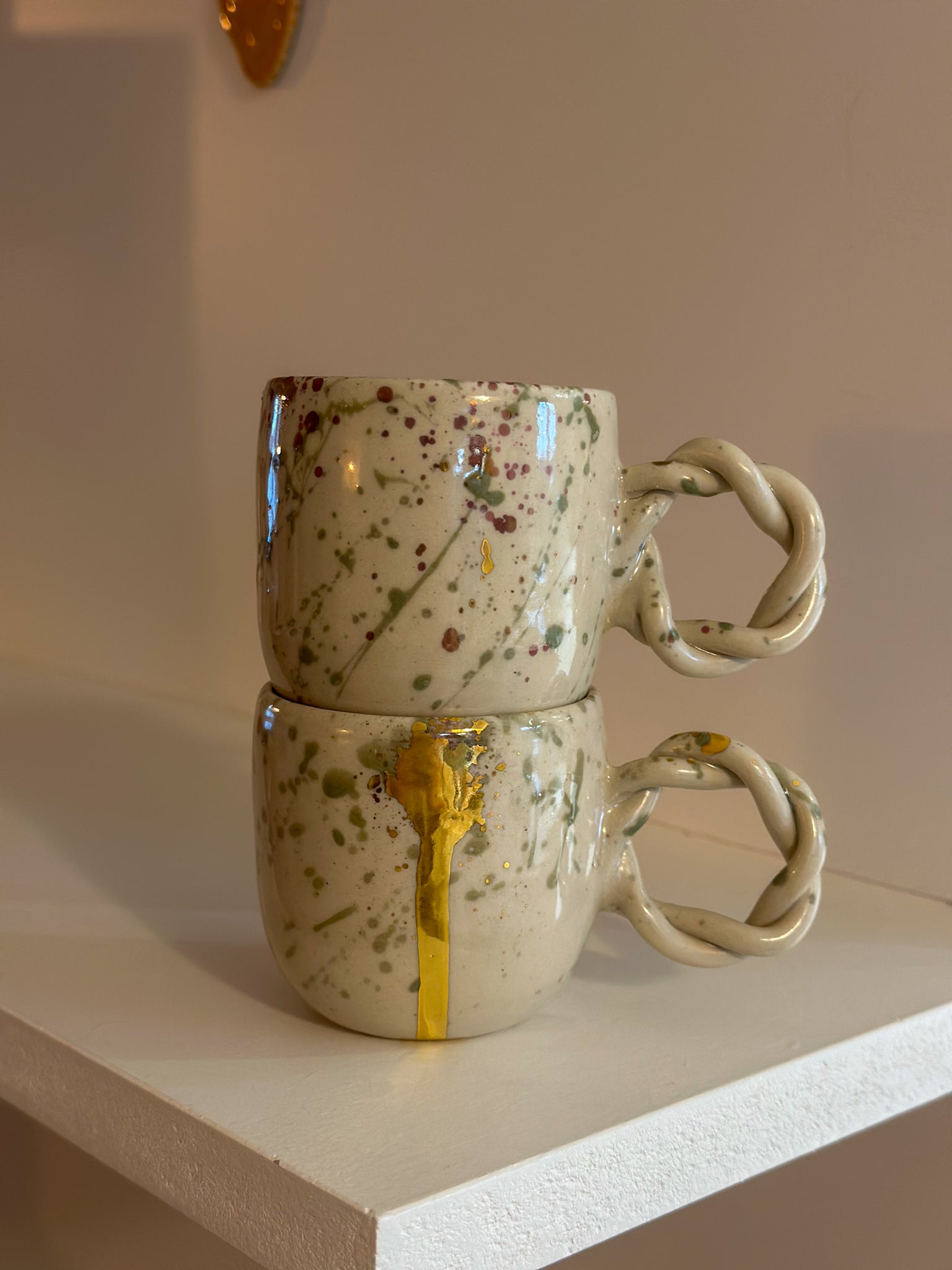 Tasse expresso « Manon » vert amande
