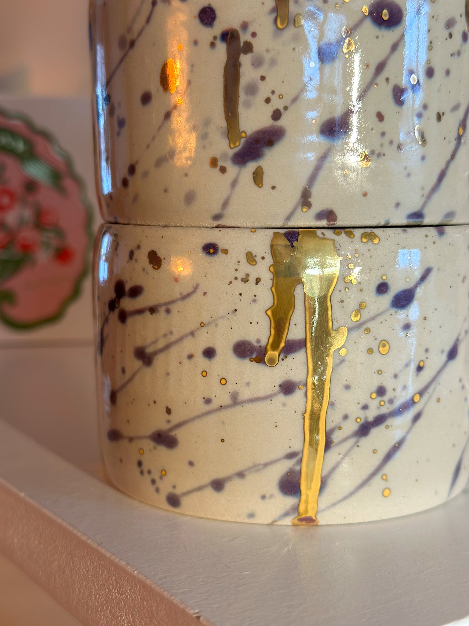 MUG Splash prune, dorée et rosée ( Edition limitée )