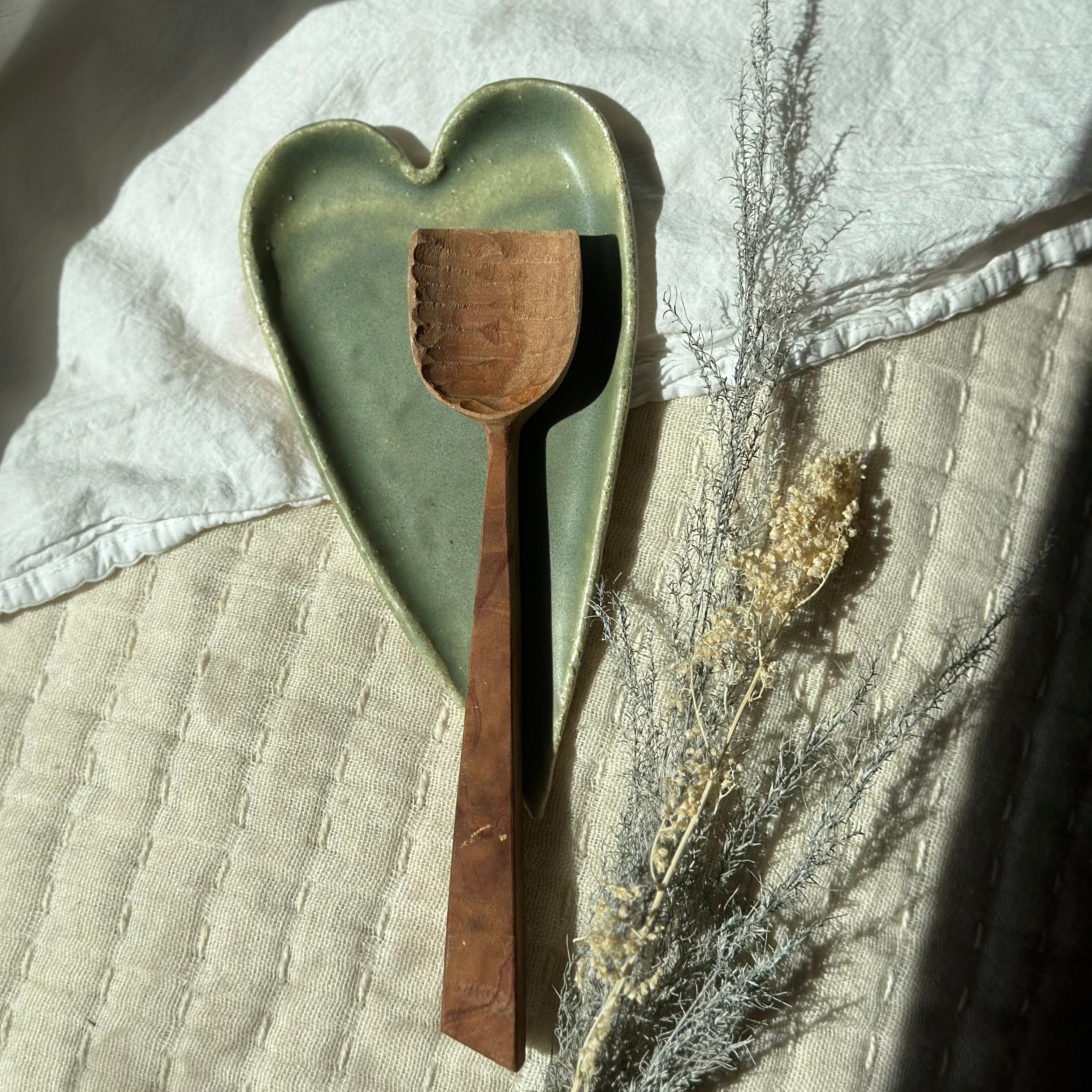 Repose cuillère « corazòn 💚 »