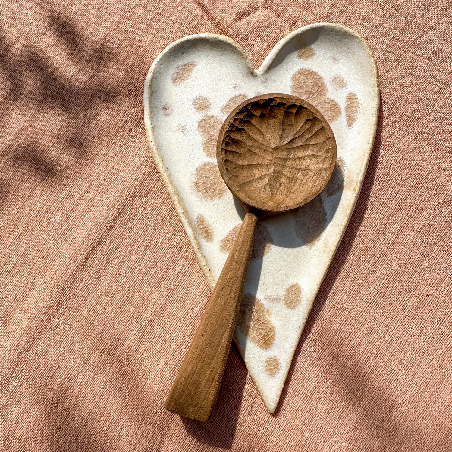 Repose cuillère « corazòn 🤍 »