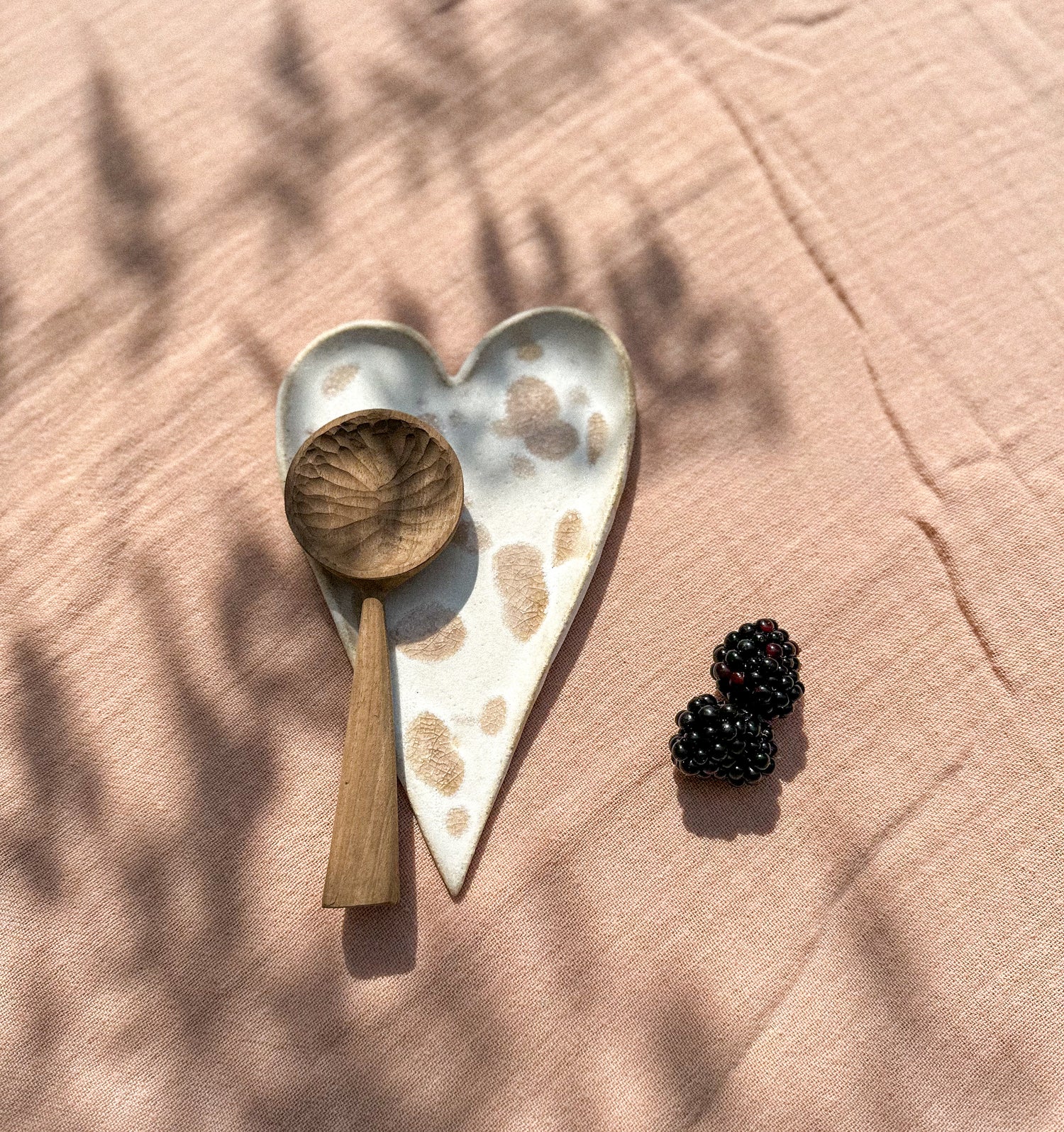 Repose cuillère « corazòn 🤍 »