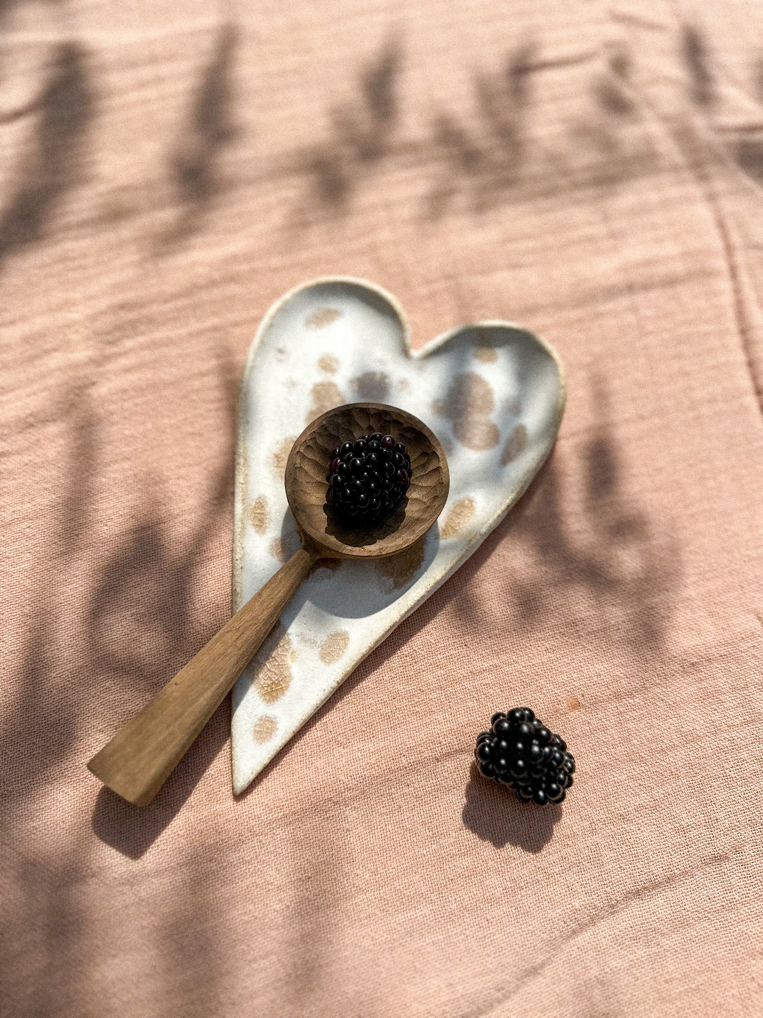 Repose cuillère « corazòn 🤍 »