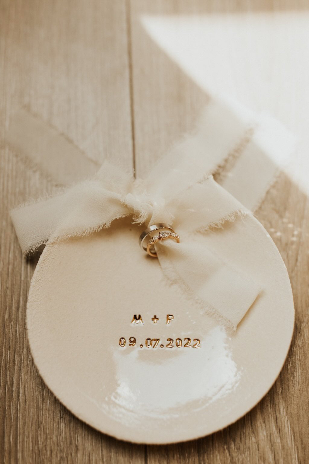 Coupelle à alliances personnalisée❤️