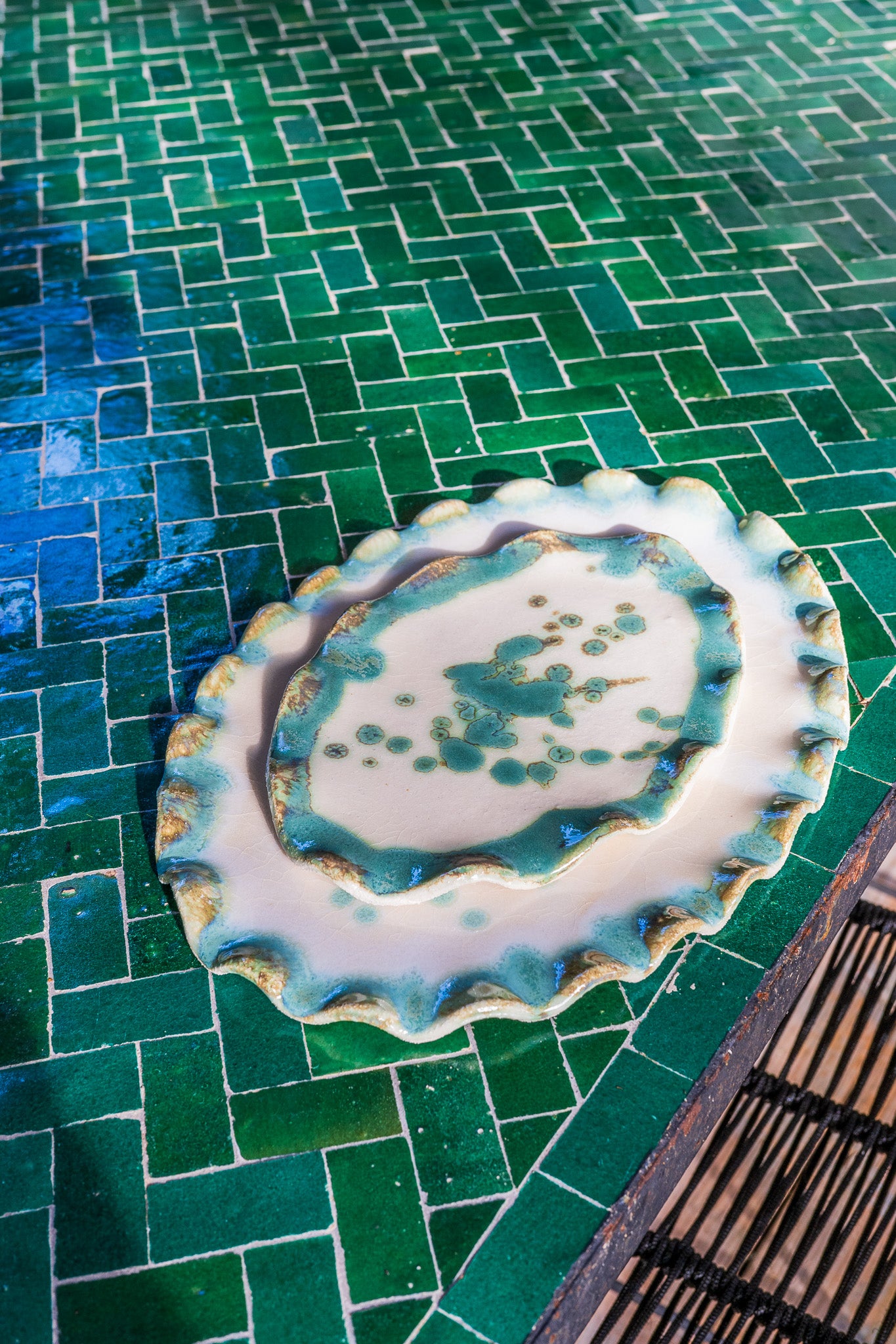 plate / dish &quot;Lagoon&quot;