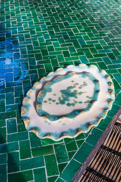 plate / dish &quot;Lagoon&quot;