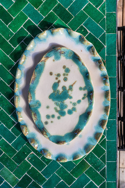 plate / dish &quot;Lagoon&quot;