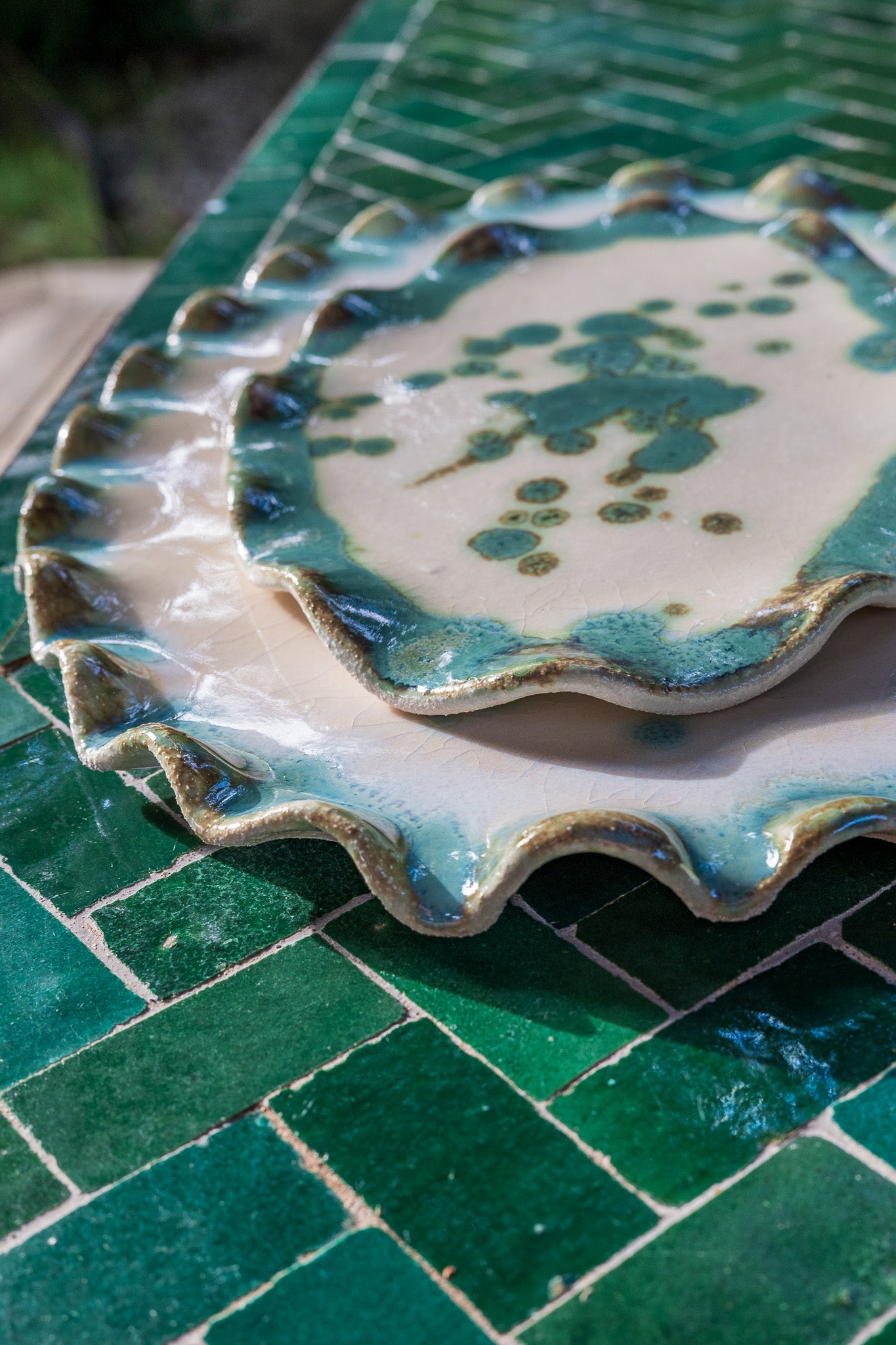 plate / dish &quot;Lagoon&quot;