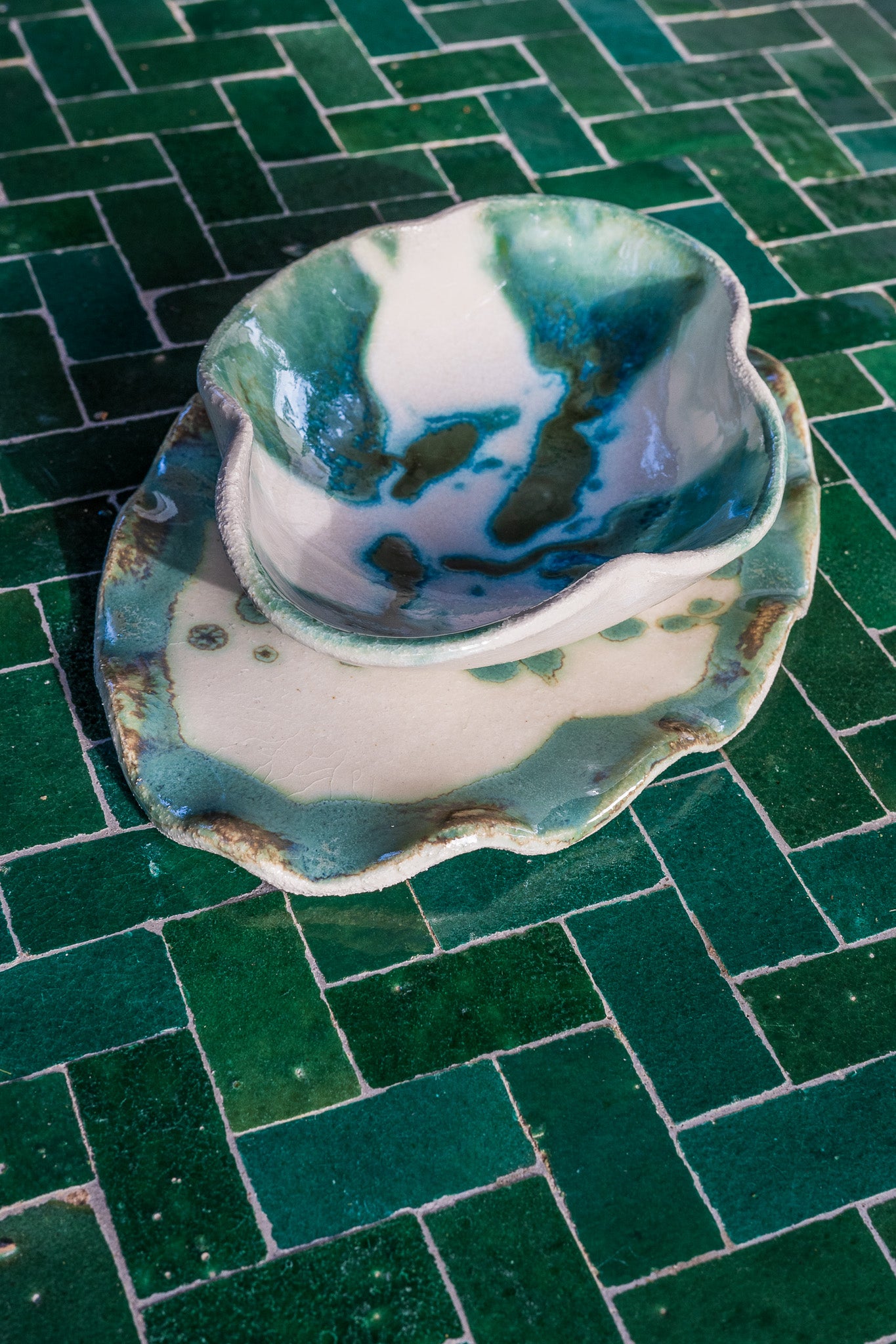 plate / dish &quot;Lagoon&quot;