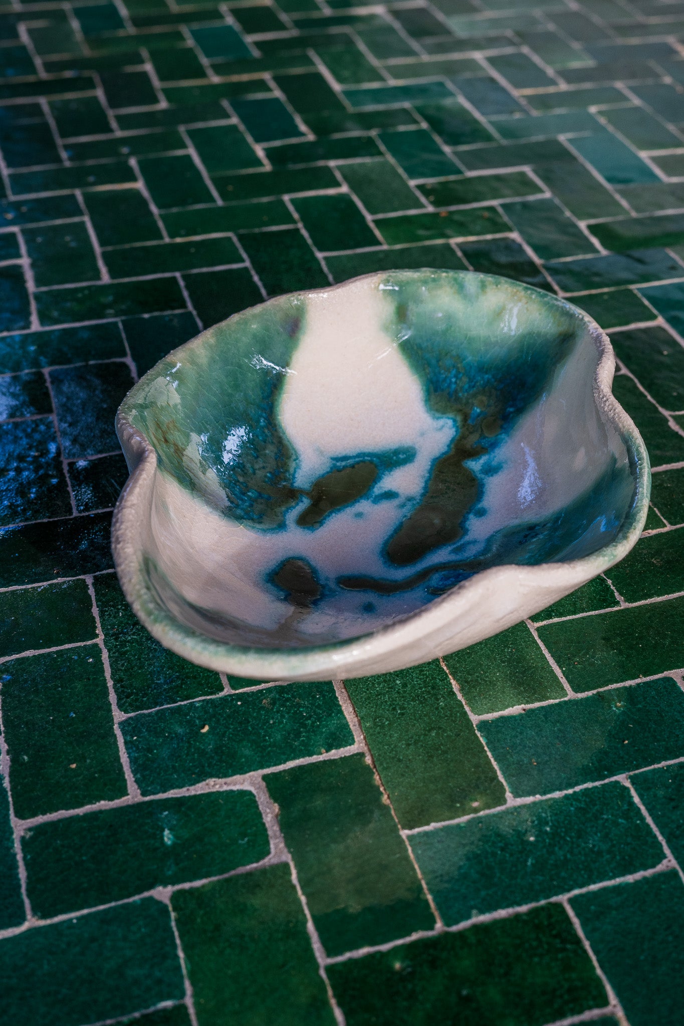 plate / dish &quot;Lagoon&quot;