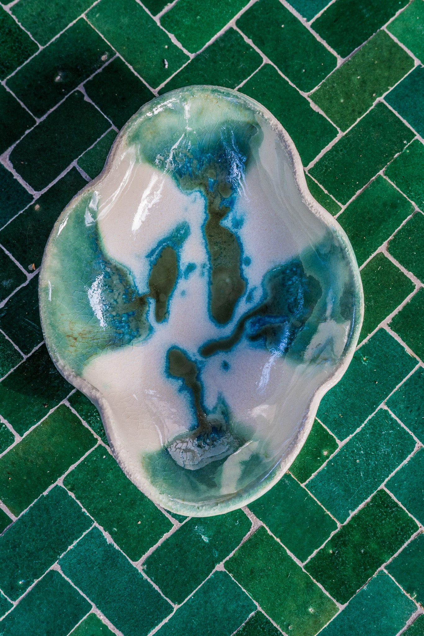 plate / dish &quot;Lagoon&quot;