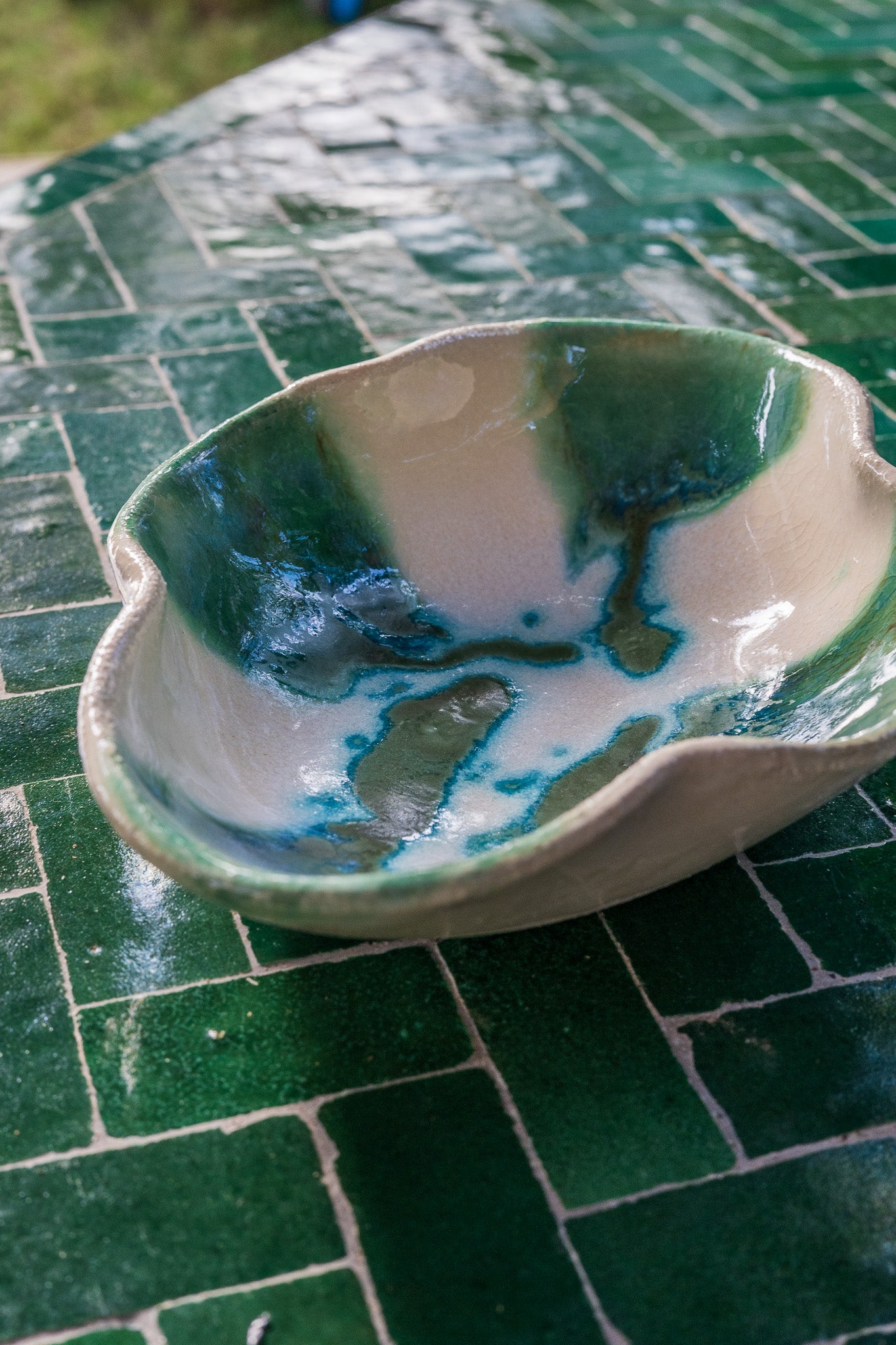 plate / dish &quot;Lagoon&quot;