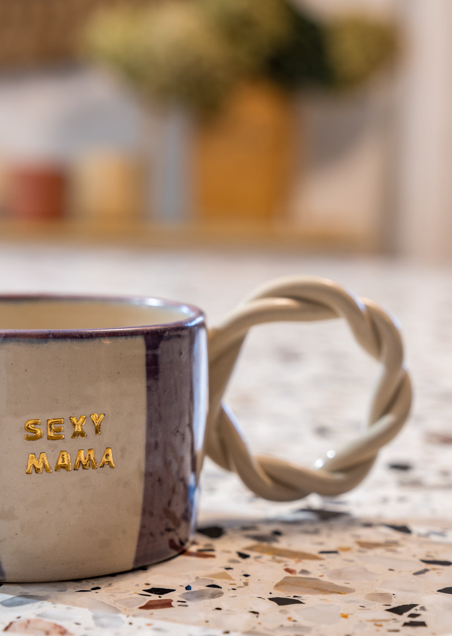 SEXY MAMA MUG pink striped (Limited edition)