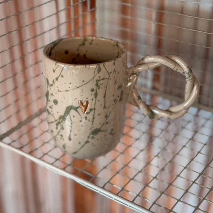 Mug « Manon XL cœur or »