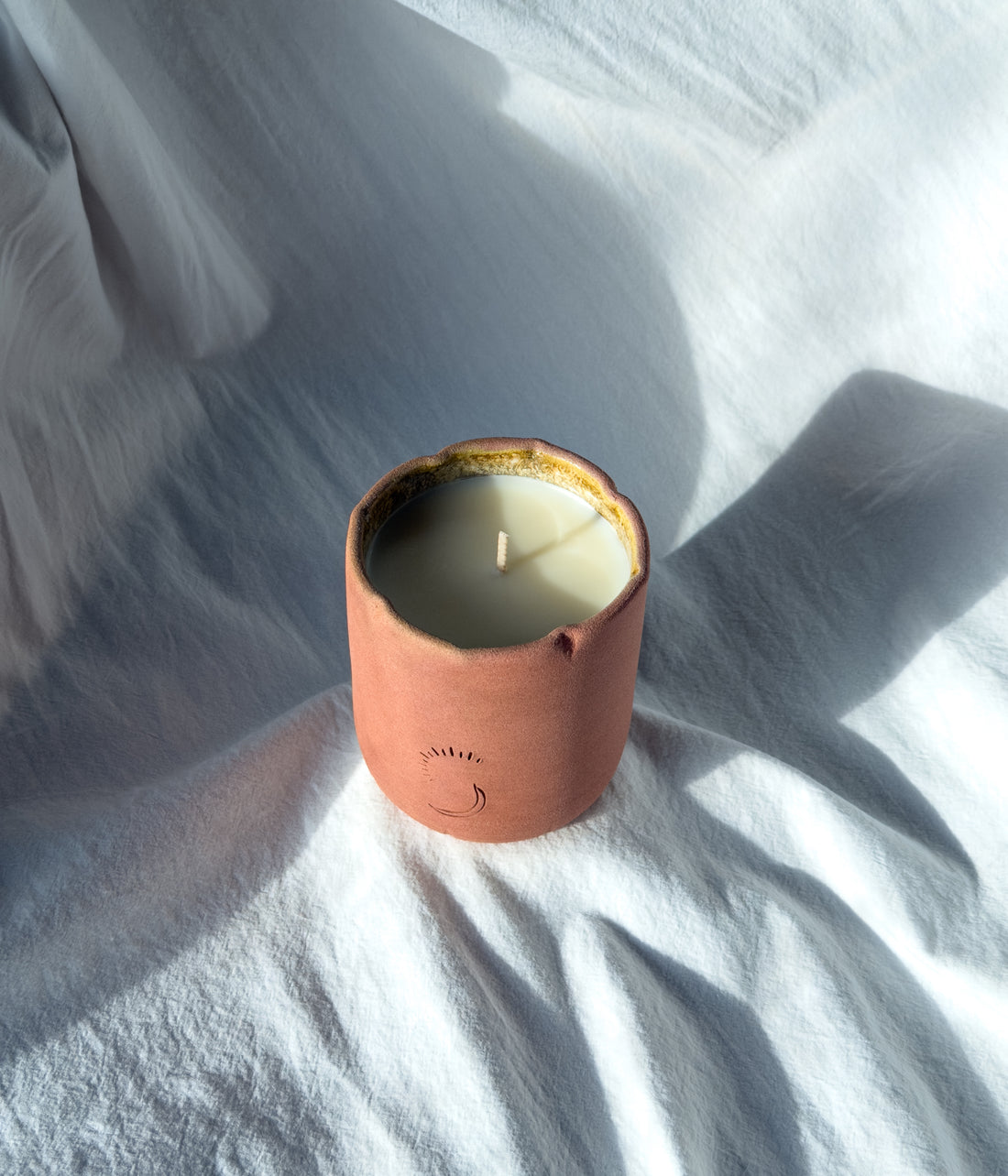 Bougie « salutation À la 🌓 et au 🌞 » Ambre orientale