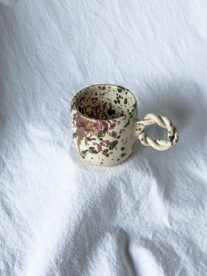 Tasse expresso « Manon » vert forêt