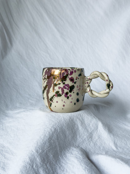 Tasse expresso « Manon » vert forêt