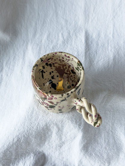 Tasse expresso « Manon » vert forêt