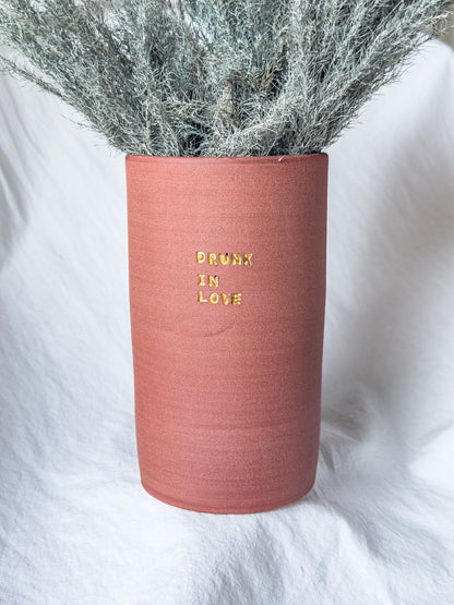 Vase DRUNK IN LOVE - GRÈS ROUGE TERRACOTTA