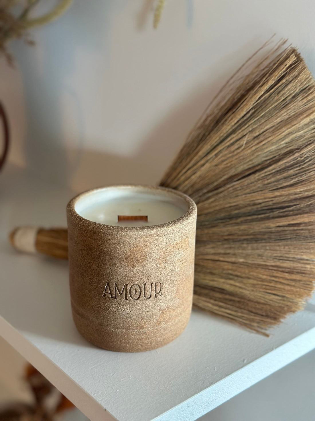 Maple Syrup “Love” Candle