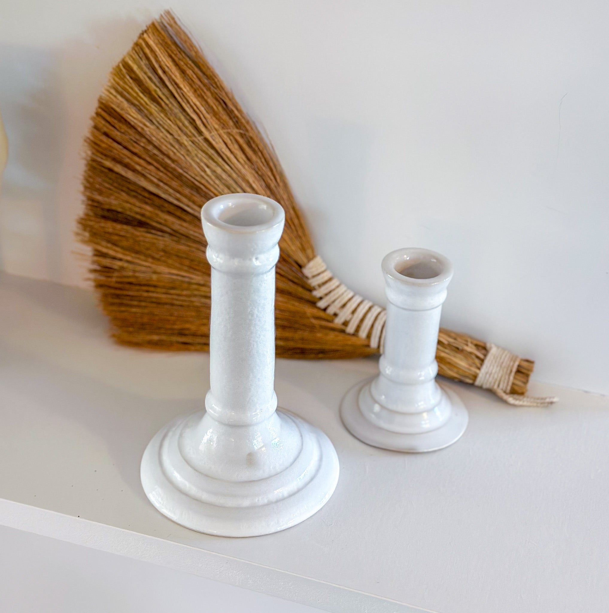 Collab' Marina Decoración X Laetitia FAUCHERE Colección: Candelabros blancos