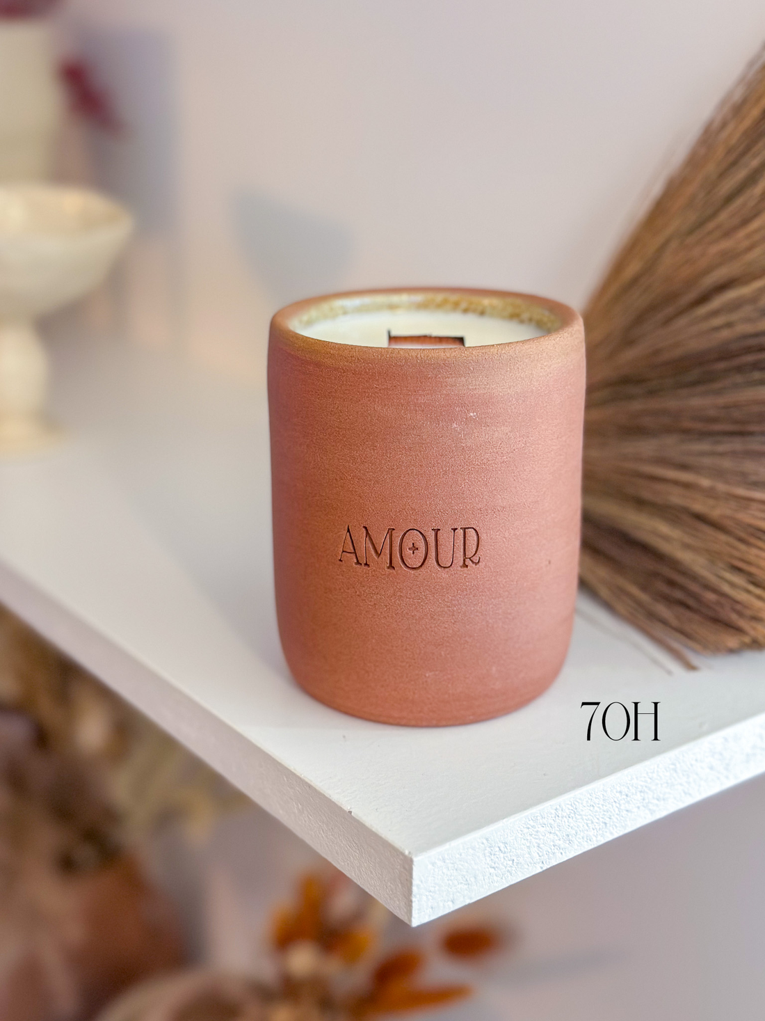 Bougie « Amour » Bois de Oud