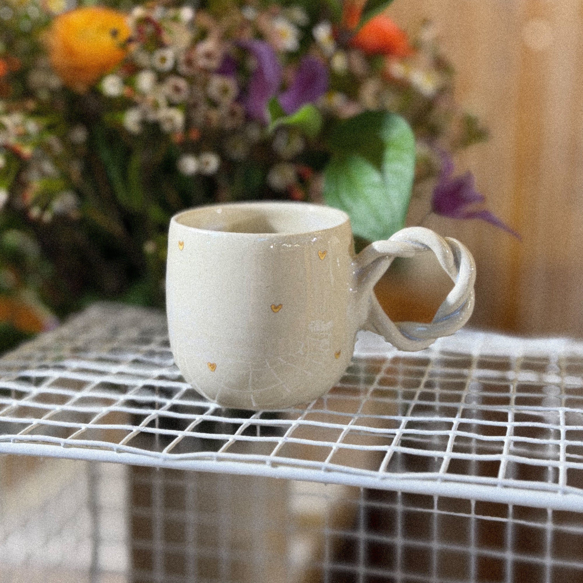 Tasse espresso « Manon » petits coeurs