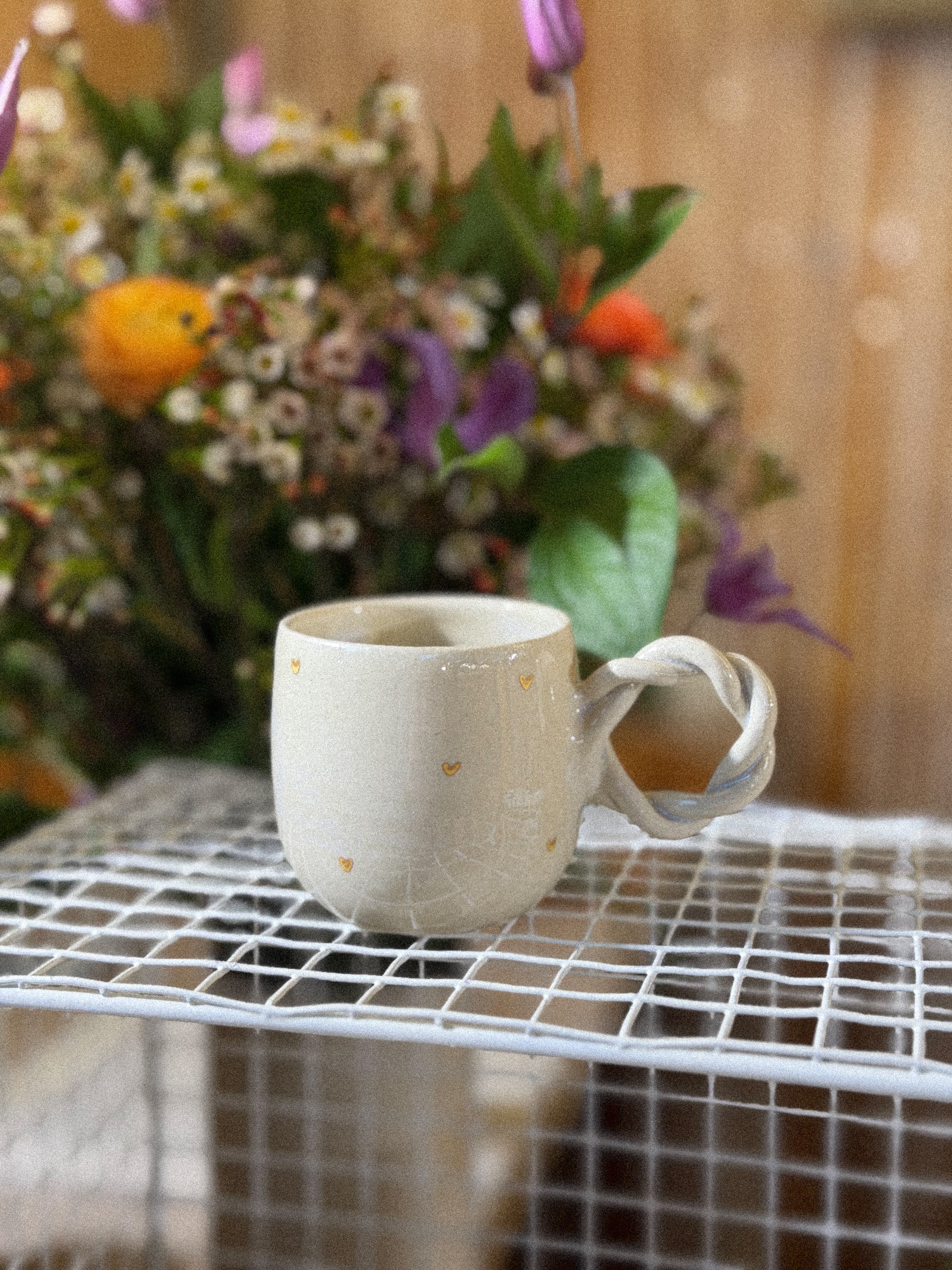 Tasse espresso « Manon » petits coeurs